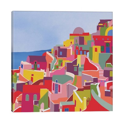 18" x 18" x 0.75" Santorini by Ceyda Alasar Unframed Wall Canvas - iCanvas