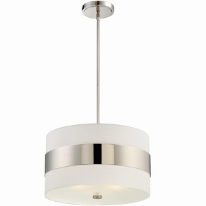 Crystorama Lighting Grayson 3 - Light Pendant in  Polished Nickel - 1 of 4