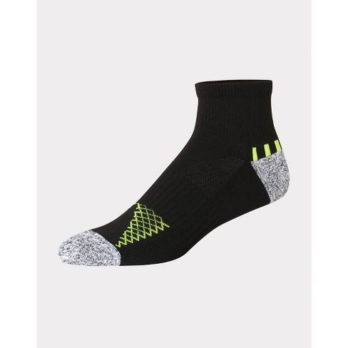 Hanes Premium Men's X-Temp Breathable Ankle Socks 6pk - Black 6-12