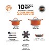 MasterChef MC3005 10 Pieces Champions Pasta, Soup & Stew Pot Set Orange - 2 of 4