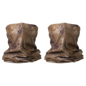 Unique Bargains Breathable Elastic Cycling Fishing Sport Neck Gaiter Face Masks 2 Pcs - 1 of 4