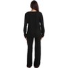 Just Love Women’s Cotton Pajama Set – Long Sleeve Top & Sleep Pants with Pockets – Soft Jersey Knit - 3 of 3