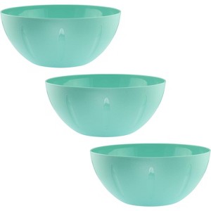 YBM Home Plastic Serve Mixing Bowl, Pack of 3 - 1 of 4