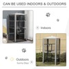 SKYONE 79"H Indoor/Outdoor Cat Enclosure: Steel Frame Playpen with 3 Climbing Platforms, 2 Zipper - 4 of 4