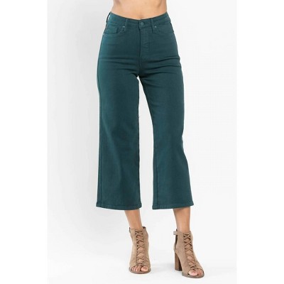 Women's Cropped Wide Leg Jean - Judy Blue