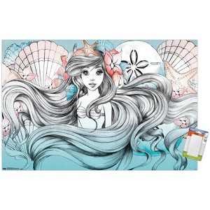 Trends International Disney The Little Mermaid - Ariel - Land or Sea Unframed Wall Poster Prints - 1 of 4