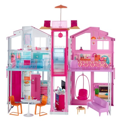 barbie two story house