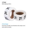 Unique Bargains Self-Adhesive Kids Clothing Size Sticker Labels 2 Rolls 1000 Pcs - 3 of 4