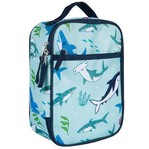 Wildkin Day2Day Kids Lunch Box Bag , Ideal for Packing Hot or Cold Snacks  for School & Travel (Shark Attack)