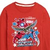 Boys' - Marvel - Captain America Sticker Style Long Sleeve Graphic T-Shirt - 2 of 4