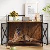 31" Large Dog Crate, Dog Kennel Indoor with Wheels and Built-in Soft Cushion - 3 of 4
