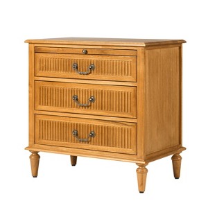 Herlinda 3-Drawer Nightstand with Built-In Outlet|ARTFUL LIVING DESIGNS - 1 of 4