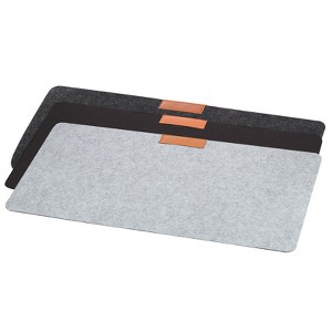 Unique Bargains Felt Dual Side Soft Smooth Office Home Writing Desk Mouse Pads 3 Pcs - 1 of 3