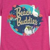 Girls' - Disney - Beach Buddies Fitted Short Sleeve Graphic T-Shirt - 2 of 4
