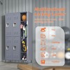 Dexmalle Modern 6 Door Metal Office Cabinet With Lock - 4 of 4
