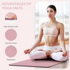 Gulches Yoga mat, 1/2 inch ultra-thick high-density practice mat with straps, suitable for all kinds of yoga practice, a variety of colors - 4 of 4