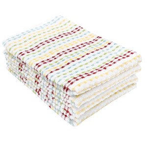 John Ritzenthaler Co. Pebble Cotton Terry Bar Mop Kitchen Towel, Set of Four - 1 of 4
