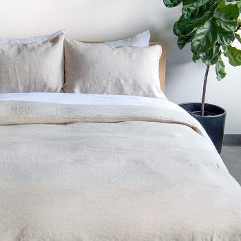 100% French Linen Duvet Cover & Sham Set | BOKSER Home.
