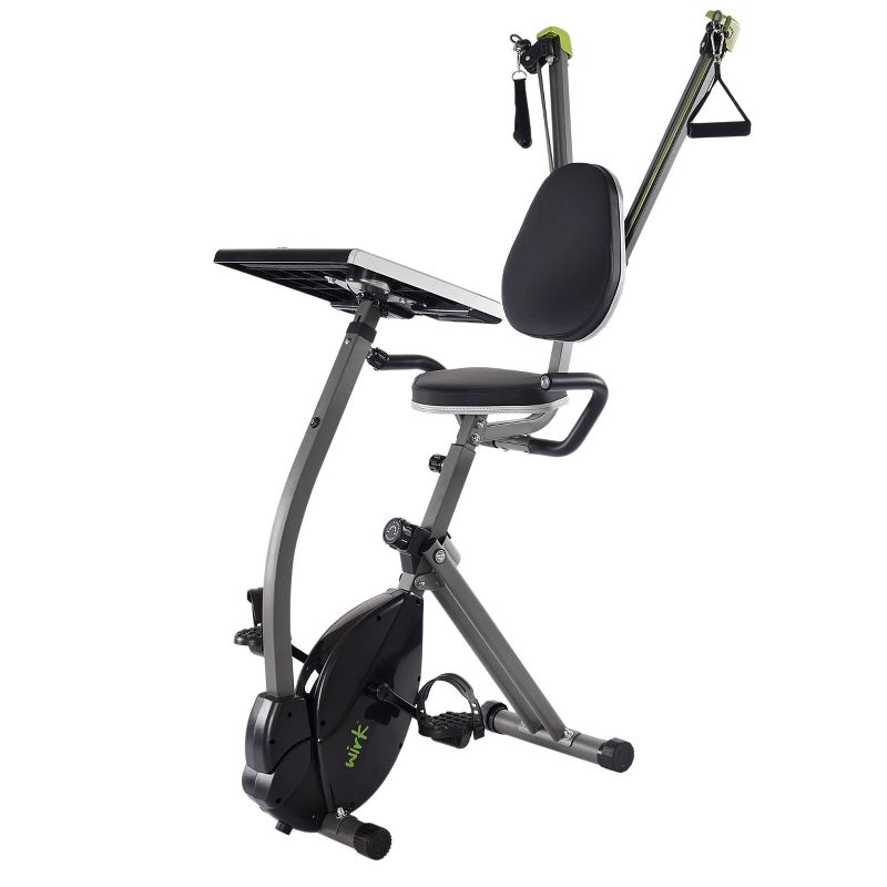 Wirk Ride Exercise Bike Workstation and Standing Desk with Smart Workout App and No Subscription Required, 3 of 16