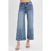 Women's Crop Wide Cut Out Detail Jeans - RISEN - 4 of 4