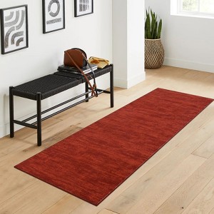 Machine Washable Area Rug With Non-Slip Backing Stain Resistant Easy Cleaning Indoor Carpet For Living Room Bed Dining Room Playroom Office - 1 of 4