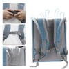 Unique Bargains Pet Backpack Transport Box for Cats and Small Dogs 13.39"x9.84"x16.54" Blue - 4 of 4