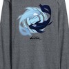 Men's - Avatar: The Last Airbender - Moon and Ocean Spirit Koi Long Sleeve Graphic T-Shirt - 2 of 4