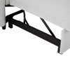 57.48" Pull-out Sofa Bed Convertible Couch 2 Seat Loveseat Sofa Modern Sleeper Sofa With 2 Throw Pillows USB Ports - 3 of 4
