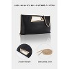 Clutch Purse for Women - Evening Bags PU Leather Glitter Fashion Purse Handbag - 4 of 4