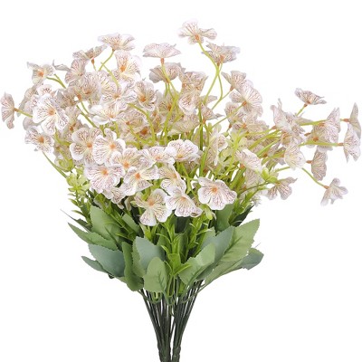 REGALWOVEN Artificial Decoration Silk Orchids Flowers 16.1" 6 Pcs