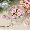 Big Dot of Happiness Hot Girl Bday - Vintage Cake Birthday Party Small Round Candy Stickers - Party Favor Labels - 324 Count - 2 of 4