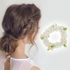 Unique Bargains Grace Arrow Grid Long Pearl Ribbon Hair Elastic Band 1 Pc - 2 of 4