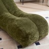 Ridstar High-Quality Foam-Filled Single Sofa with Backrest for Living Room-Olive Green - 4 of 4