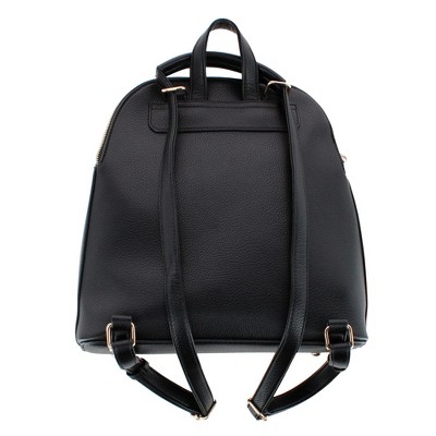 CTM Women's Pocket Detail Convertible Backpack to Crossbody Purse, Black — фото 3