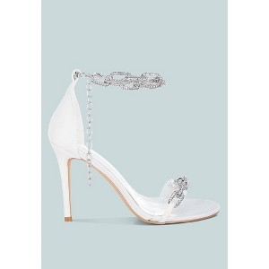 Rabenda Rhinestones Chain Stiletto Heels Women - 1 of 4