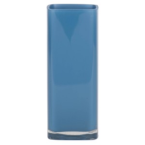 Vickerman 9.6" Square Glass Vase - 1 of 3