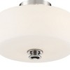 Crystorama Lighting Travis 2 - Light Flush Mount in  Polished Nickel - 4 of 4