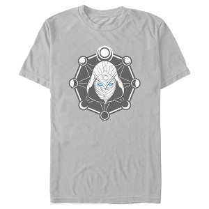Men's Marvel: Moon Knight Mask and Moon Phases T-Shirt - 1 of 4