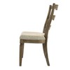 Acme Furniture Parfield Dining Chair Fabric/Weathered Oak Finish - 3 of 4