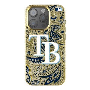 MLB American League Teams Paisley Gold Bling Cell Phone Case for Apple iPhone - 1 of 4