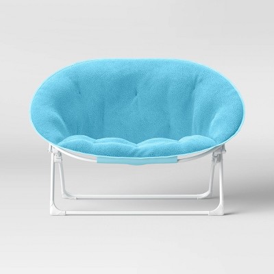 fuzzy saucer chair target