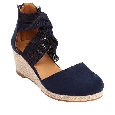 Navy blue best sale wedges target