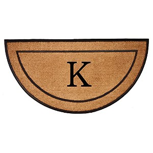 Calloway Mills 106573672K The General Monogram Doormat, 24" x 36", Letter K - 1 of 1