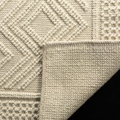 Vermont VRM212 Hand Woven Area Rug - Ivory - 8'x10' - Safavieh.
