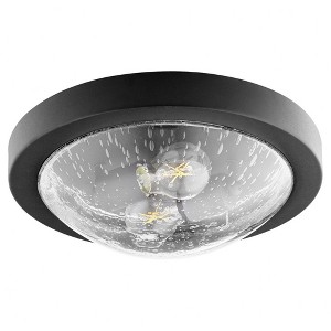 Quorum Lighting 2 - Light Flush Mount in  Noir - 1 of 1