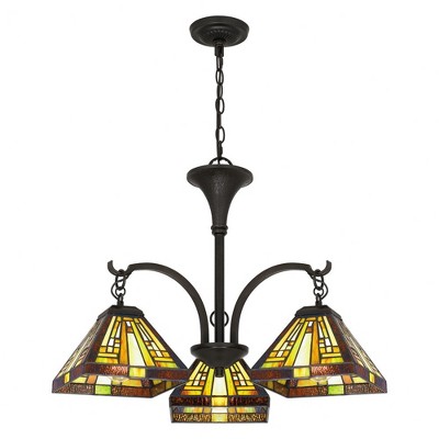Quoizel Lighting Stephen 3 - Light Chandelier in  Vintage Bronze