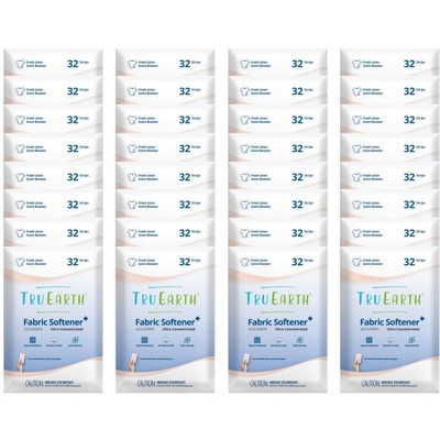 Tru Earth Eco-Strips Fabric Softener Fresh Linen Eco-Friendly - 32-Load Pack