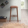 NicBex Mid-Century Modern Dining Chair/Bar Stool with Foam Cushion Linen Upholstery for Room Setting - 4 of 4