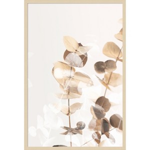 Amanti Art Eucalyptus Creative Gold 01 by Pictufy Studio III Wood Framed Wall Art Print - 1 of 4