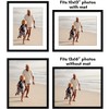 Americanflat 13x16 Picture Frame  - Set of 2 - Use as 10x13 Frame with Mat or 13x16 Frame Without Mat - Frame Set for Wall Display - Black - 4 of 4